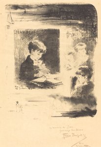 Rysunek dziecka Rysunek dziecka, 1894. autorstwa Felix Hilaire Buhot