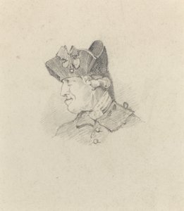 Głowa mężczyzny autorstwa Felix Hilaire Buhot