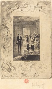 I Promessi Sposi (Narzeczony) autorstwa Felix Hilaire Buhot