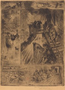 Przejście Przejście, 1879-1885. autorstwa Felix Hilaire Buhot
