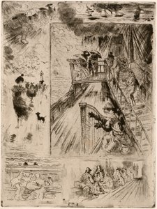 Przejście Przejście, 1879-1885. autorstwa Felix Hilaire Buhot