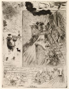 La Traversee (Przejście) autorstwa Felix Hilaire Buhot
