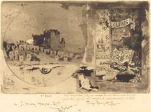 Le Château des hiboux (Zamek Sów) autorstwa Felix Hilaire Buhot