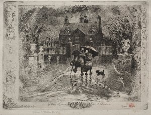 Sąsiedzi wiejski, 1879-1880. autorstwa Felix Hilaire Buhot