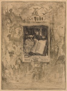 Sowa autorstwa Felix Hilaire Buhot