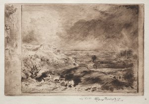 Burza, według Constable, c. 1875.