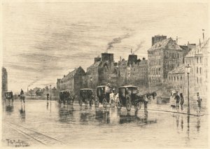 Zimowy poranek na Quai de l