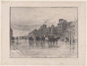 Zimowy poranek na Quai de l