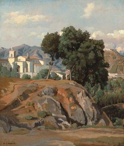 Widok La Cava, ok. 1840 r. (olej na płótnie)