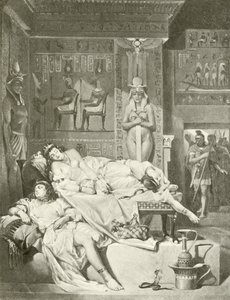 Antoniego i Kleopatry. Akt-V, Scena II (grawiura) autorstwa Felix Octavius Carr Darley
