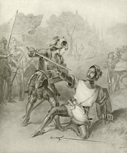 Pierwsza część króla Henryka VI. Akt I, Scena II (wklęsłodruk) autorstwa Felix Octavius Carr Darley
