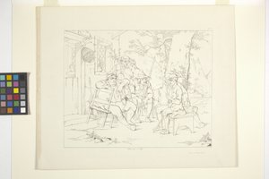 Ilustracje Rip Van Winkle, płyta 3 (litografia) autorstwa Felix Octavius Carr Darley