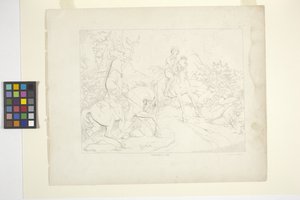 Ilustracje Legendy o Sennej Kotlinie, płyta 5 (litografia) autorstwa Felix Octavius Carr Darley