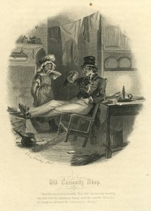 Sklep Old Curiosity - Markiza i Pan Swiveller autorstwa Felix Octavius Carr Darley
