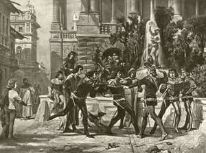 Romeo i Julia. Akt III, Scena I (wklęsłodruk)