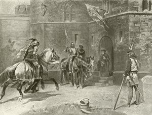 Część druga Król Henryk IV. Akt I, Scena I (wklęsłodruk) autorstwa Felix Octavius Carr Darley