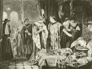 Druga część Henryka VI. Akt III-Scena II (grawiura) autorstwa Felix Octavius Carr Darley