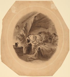 Śmierć lokatora autorstwa Felix Octavius Carr Darley