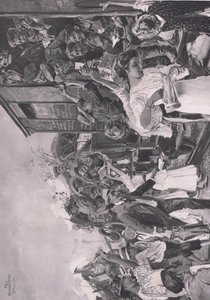 Z przodu ilustracja z Hindenburga wydana przez Daterlandischer Derlag C U Weller Berlin autorstwa Felix Schwormstadt