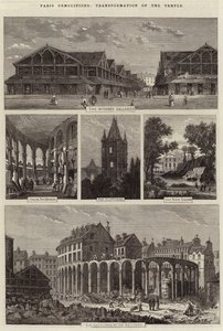 Paryskie wyburzenia, przekształcenie świątyni