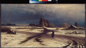 Degel (Odwilż) - Peinture de Fiodor Vasilyev (Fiodor Aleksandrowicz, Fiodor Aleksandrowicz Wasiliew (1850-1873), huile sur toile