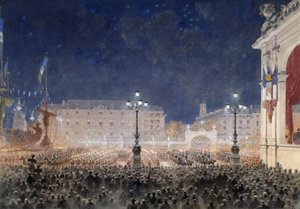Rekolekcje z pochodniami na Place de l