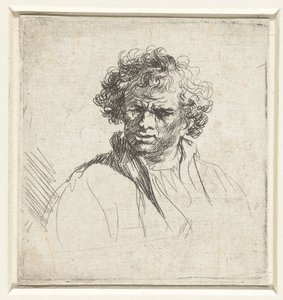 Popiersie mężczyzny z wykrzywioną twarzą autorstwa Ferdinand Bol (possibly)