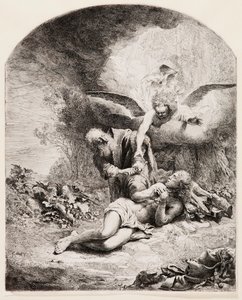Ofiara Abrahama autorstwa Ferdinand Bol
