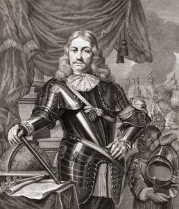Cornelis Maartenszoon Tromp, wg ryciny Lamberta Visschera z obrazu Ferdinanda Bola autorstwa Ferdinand Bol
