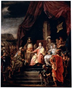Mojżesz i Jetro, c1655-c1656 autorstwa Ferdinand Bol