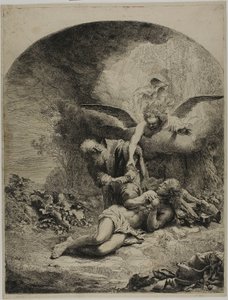 Ofiara Abrahama autorstwa Ferdinand Bol