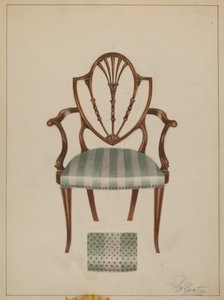 Fotel autorstwa Ferdinand Cartier