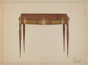 Stół karciany autorstwa Ferdinand Cartier