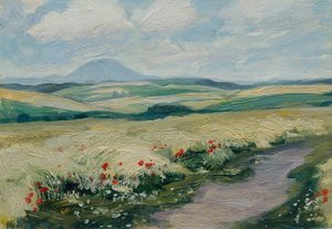 Podřipsko (z teki „16 widoków czeskich krajobrazów 