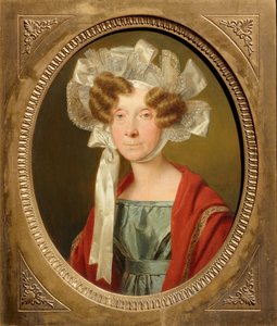 Portret damy w koronkowym czepku autorstwa Ferdinand Georg Waldmüller