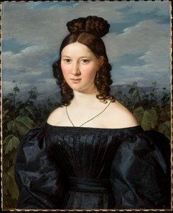 Portret młodej kobiety autorstwa Ferdinand Georg Waldmüller