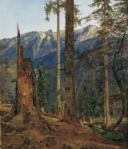 Höllengebirge w pobliżu Ischl autorstwa Ferdinand Georg Waldmuller