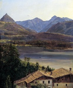 Wolfgangsee autorstwa Ferdinand Georg Waldmuller