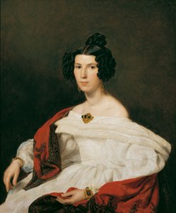 Żona urzędnika dworskiego Josefa von Stadlera autorstwa Ferdinand Georg Waldmuller