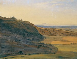 Studium krajobrazowe w Ariccia autorstwa Ferdinand Georg Waldmuller