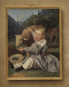 Portret Gustava von Arthabera jako dziecka autorstwa Ferdinand Georg Waldmuller