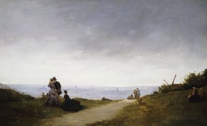 Widok na Paryż z Montmartre,