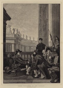 Papiescy zakonnicy w Watykanie autorstwa Ferdinand Heilbuth