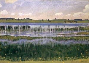Jezioro Burgäschi autorstwa Ferdinand Hodler