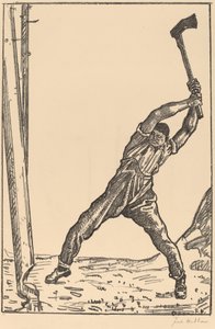Drwal autorstwa Ferdinand Hodler