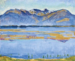 Krajobraz Montany z Becs de Bosson i Vallon de Réchy, 1915 autorstwa Ferdinand Hodler