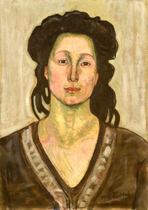 Portret Jeanne Cerani, 1910 autorstwa Ferdinand Hodler