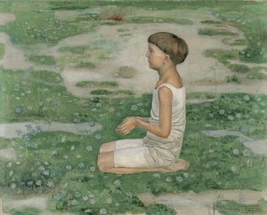 Adoracja II, 1894. autorstwa Ferdinand Hodler