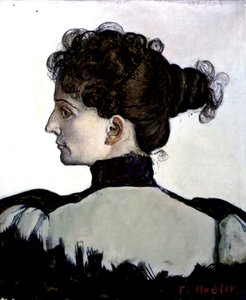Żona artysty (olej na płótnie) autorstwa Ferdinand Hodler