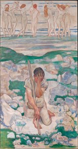Sen pasterza autorstwa Ferdinand Hodler